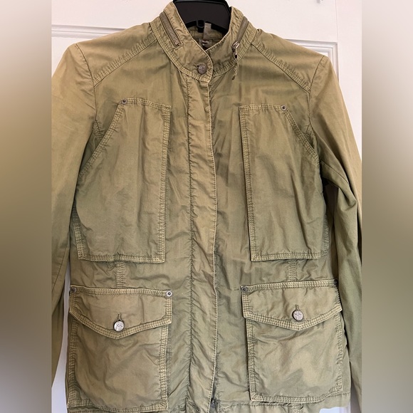 Joie green military style jacket - Picture 8 of 9